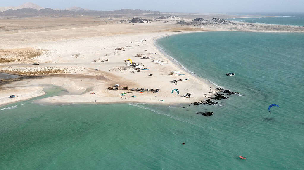 Oman Kite surfing Platz Masirah Insel