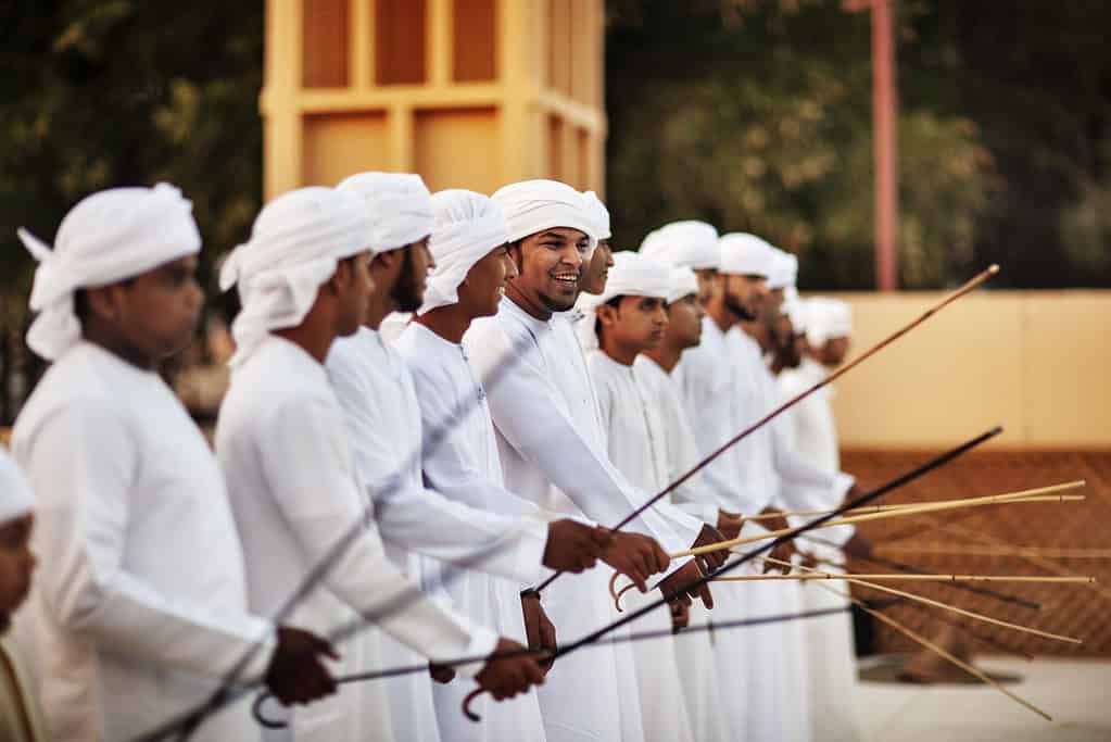 Traditional dance im Oriane